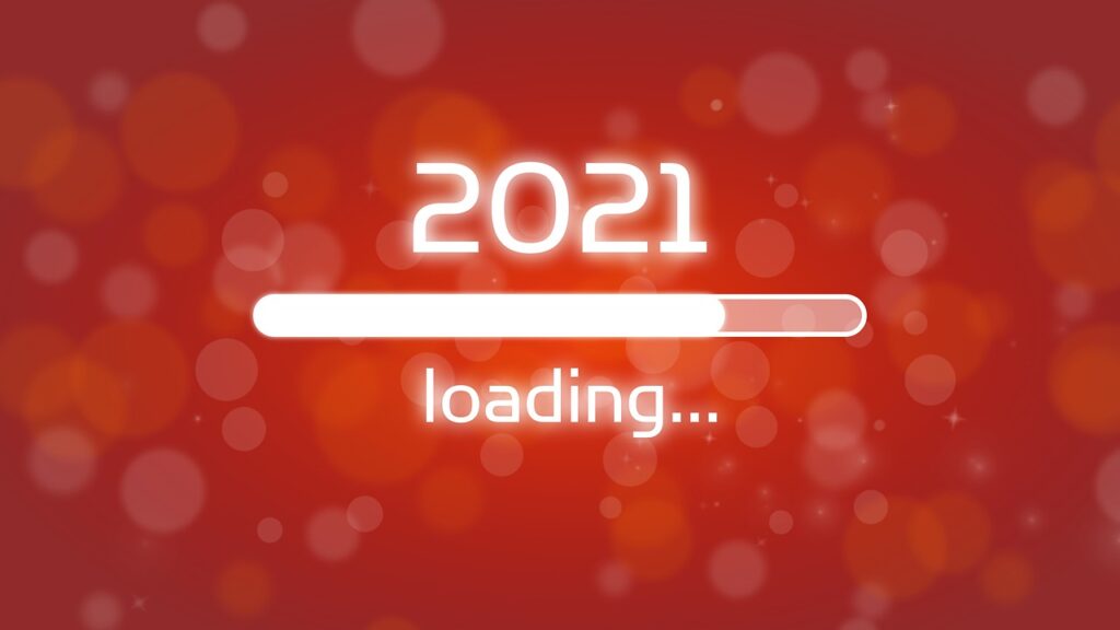 loading bar, 2021, new year's eve