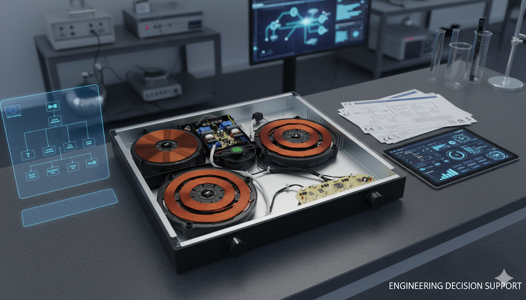 Checklist of technical, certification, and commercial information required before starting an induction cooker OEM project